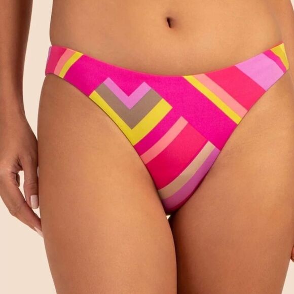 Trina Turk Waltz French Cut Bikini Bottom Size 12 NWT - Picture 2 of 10